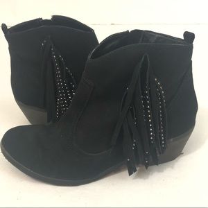 Girls Wonder Nation boots w/ tassel kids 6